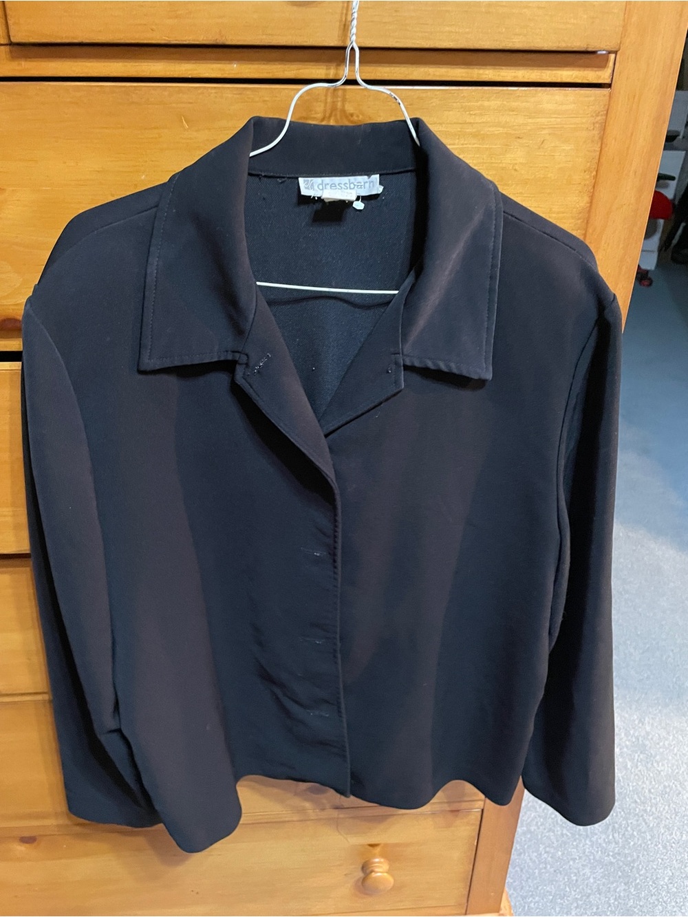 dressbarn Black Collared Women's Blazer